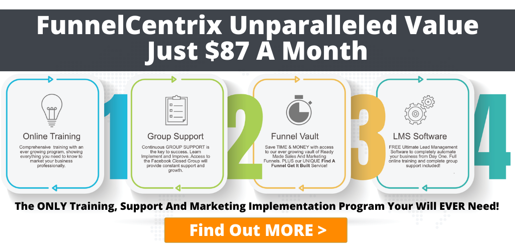 FunnelCentrix Unparalleled Value Just $87 A Month